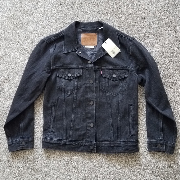Levi's Denim Jacket | Men's | Faded Black | X-Small - Picture 1 of 4
